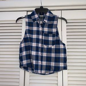 Flannel Tank-Top
